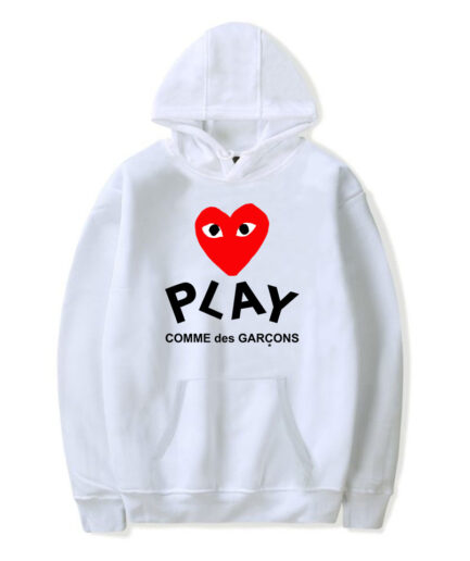 New Comme Des Garcons Play Hoodie Redefining Casual Elegance